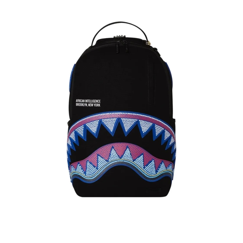 Sprayground Rucksack Bold Shark Mouth Graphic Backpack Black