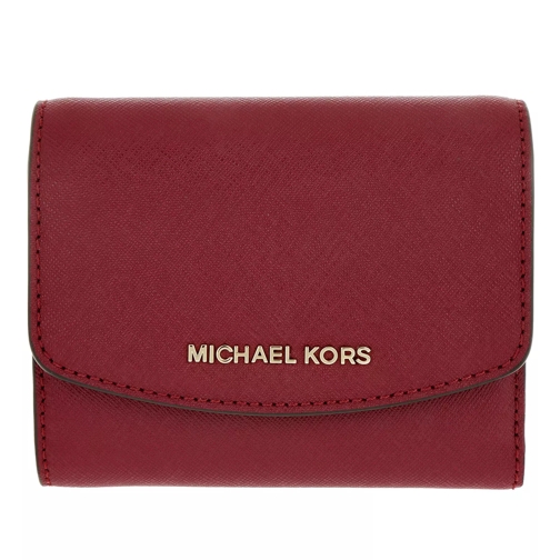 MICHAEL Michael Kors Money Pieces SM Trifold Wallet Mulberry Vikbar plånbok