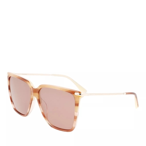 Calvin Klein CK22531S Striped Brown Sunglasses