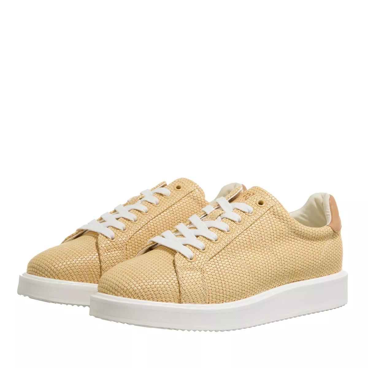 Lauren Ralph Lauren Sneakers - Angeline 4 Sneakers Low Top Lace - Gr. 38 (EU) - in Beige - für Damen