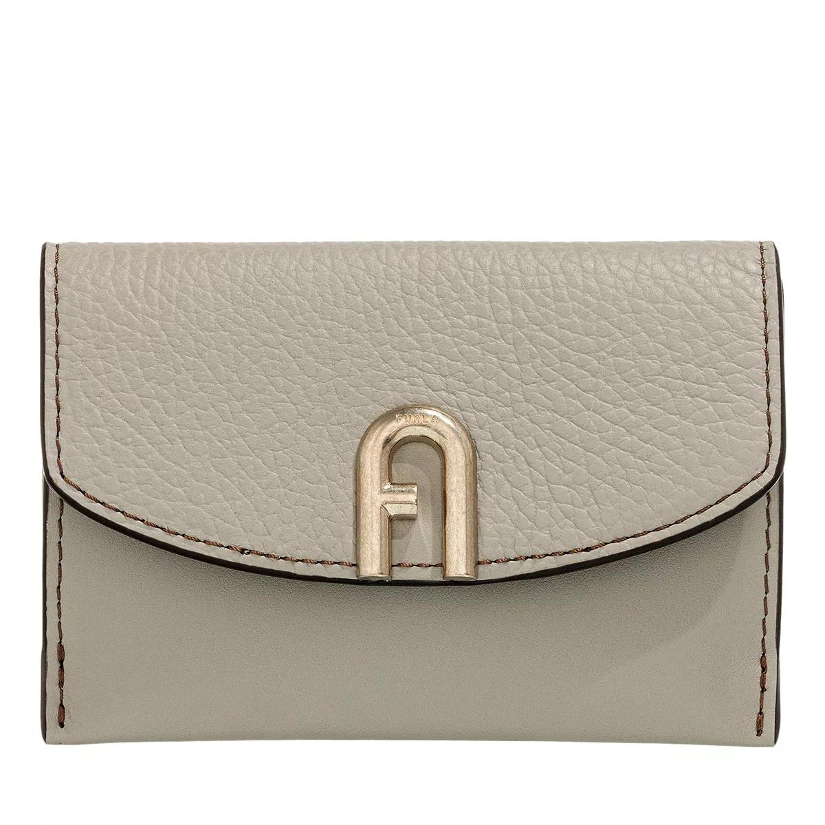 Furla Portemonnaie - Furla Primula M Card Case - Gr. unisize - in Grau - für Damen