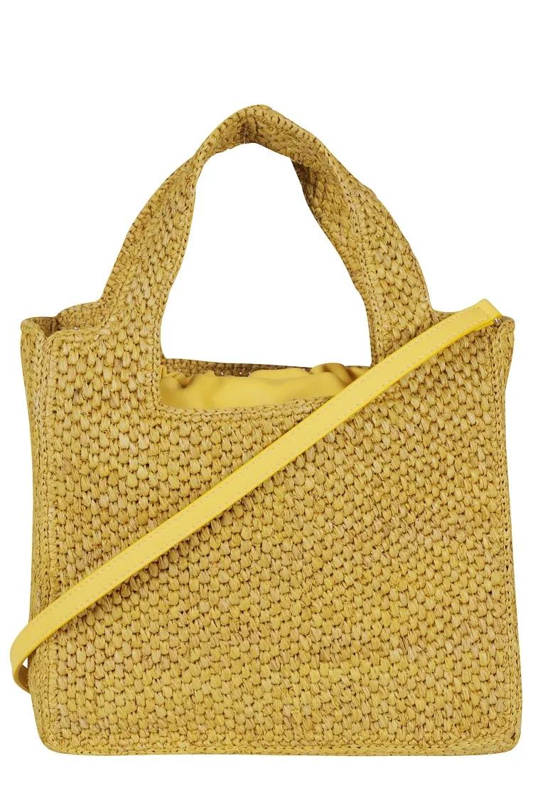 Themoirè Shoppers & Totes Morea Small Bag Turmeric Yellow in geel