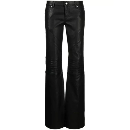 Zadig & Voltaire Paulin Leather Trousers Black 