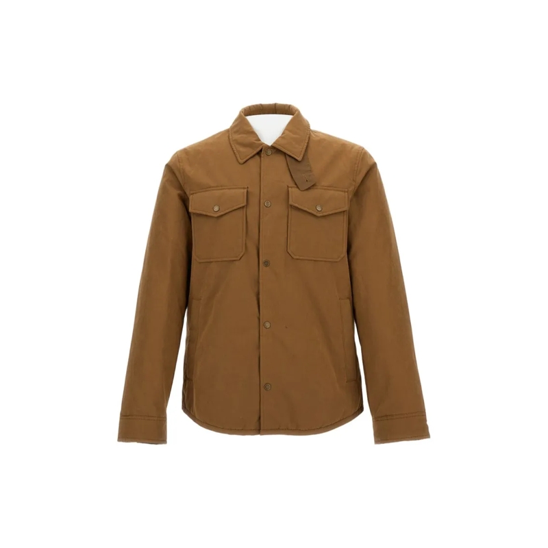 Woolrich  Structured Brown Jacket Brown