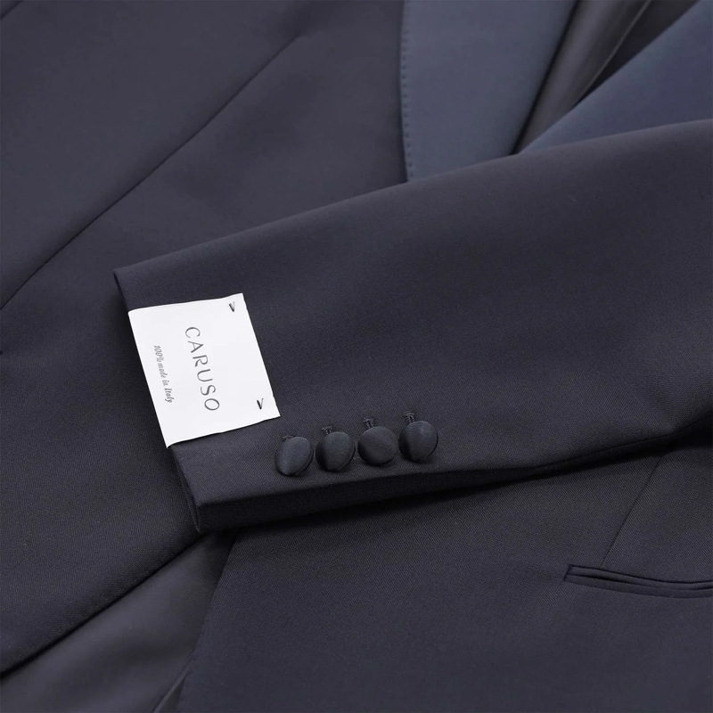 Emanuela Caruso Blazer Smoking Norma aus Wolle schwarz(Image 6)