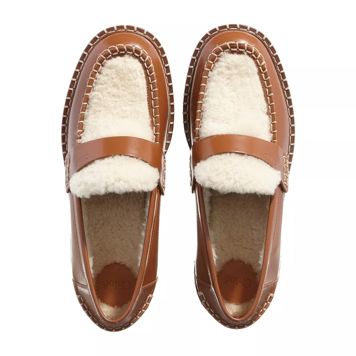 Chloe Mocassins Caramello Loafer