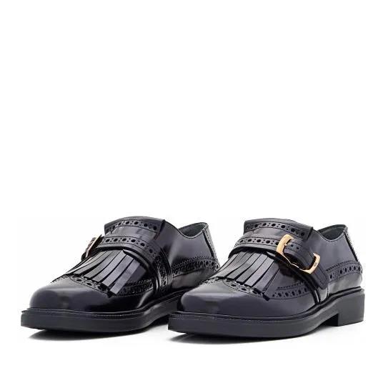 Tod%27s Loafers & Ballerinas - Leather Laced-Up Shoes - Gr. 39,5 (EU) - in Schwarz - für Damen