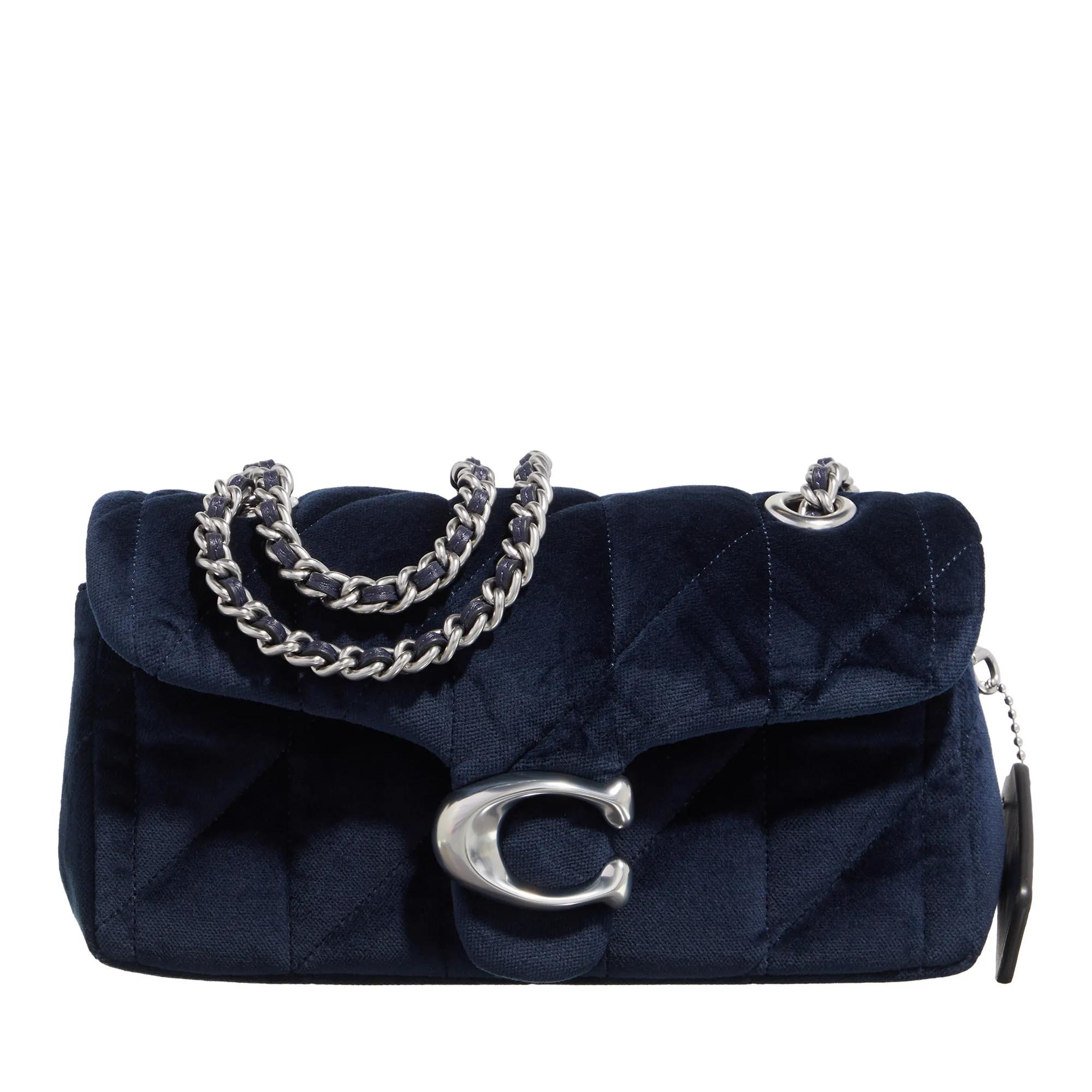 Coach Crossbody Bags - Quilted Velvet Tabby Shoulder Bag 20 With Chain - Gr. unisize - in Blau - für Damen