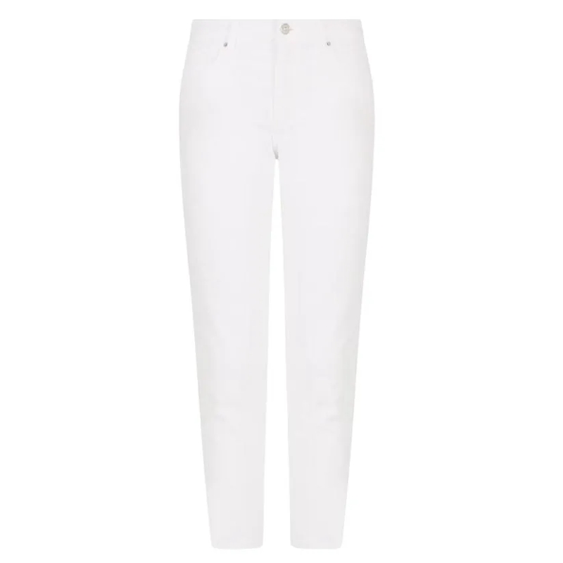 Armani Exchange Jeans Super Skinny Jeans With Festive Embroidery White