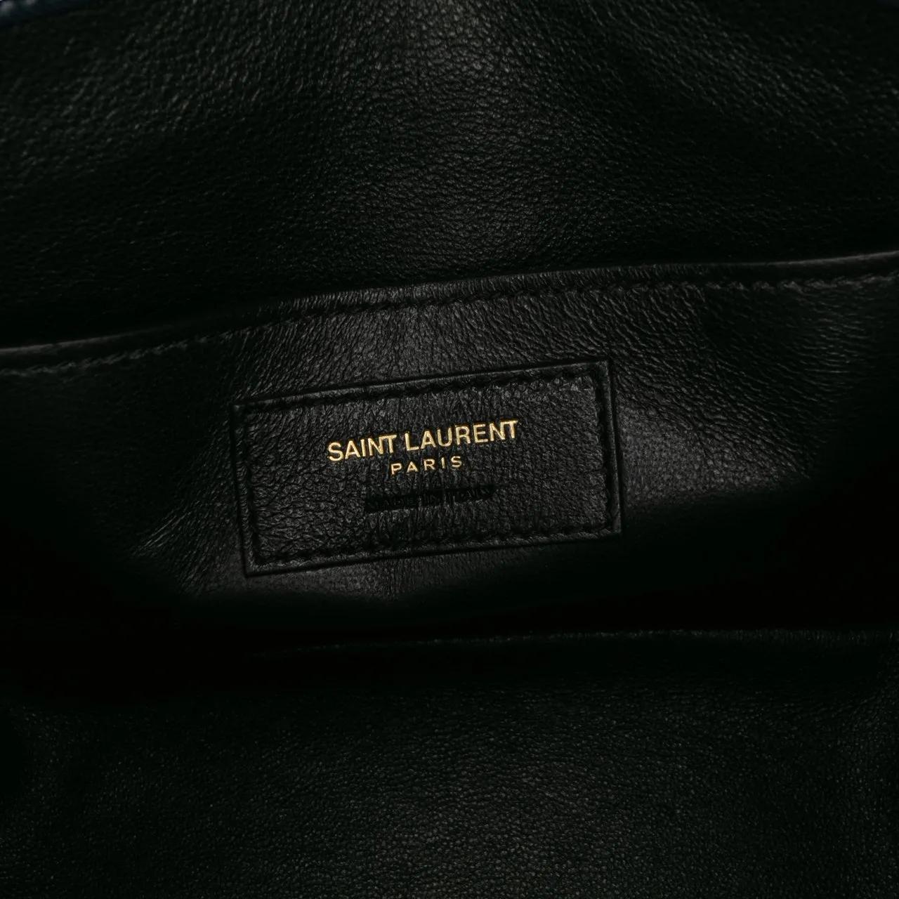 Thumbnail - Saint Laurent Hobo Bags - Medium Lambskin Monogram Vicky Chain Bag - Gr. unisize - in Blau - für Damen