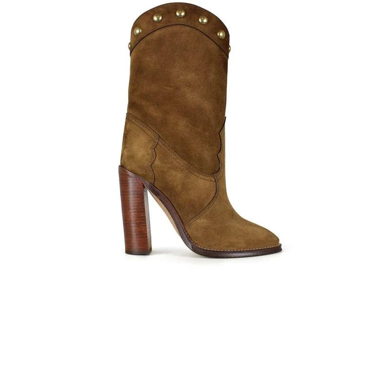 Saint Laurent Stiefel Kate Boots Brown
