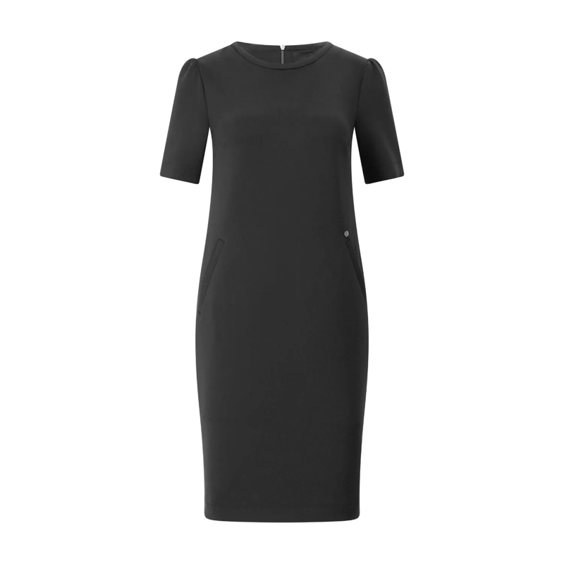 Marc Cain Kleid Minikleid aus Jersey Schwarz