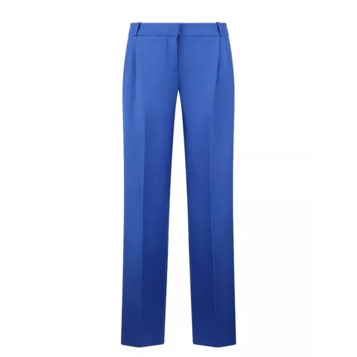 Coperni Low Rise Loose Tailored Trousers Blue 