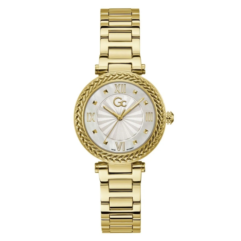 GC Quarzuhr Quarz Analog Uhr Gc Tiara gold