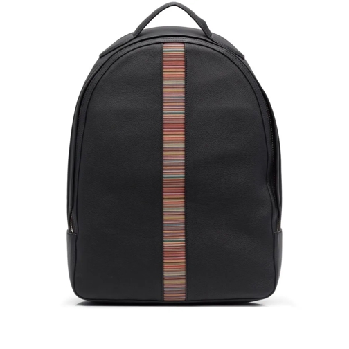 Paul Smith Rucksack Black Leather Backpack Black