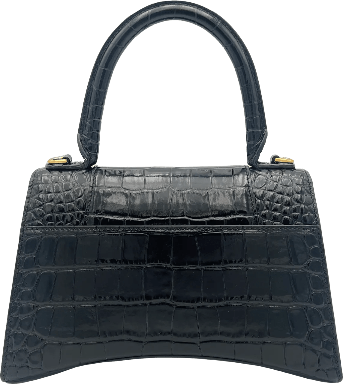 Thumbnail - Balenciaga Crossbody Bags - Balenciaga Hourglass - Black Kroko - Gr. unisize - in Schwarz - für Damen