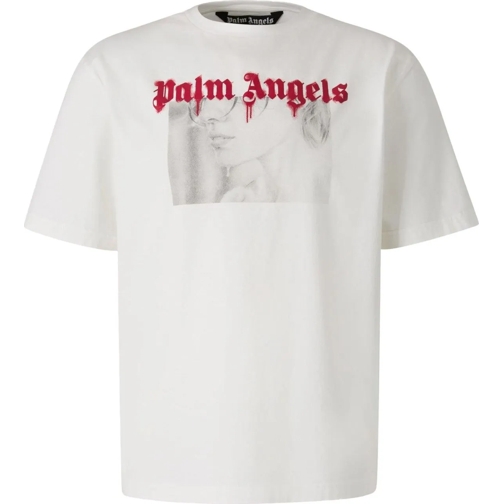 Palm Angels T-Shirts Portrait Motif T-shirt mehrfarbig