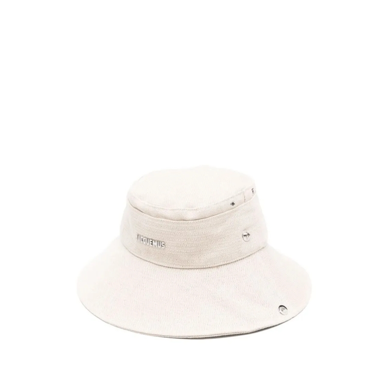 Jacquemus Hut Light Beige Wide Brim Hat Neutrals