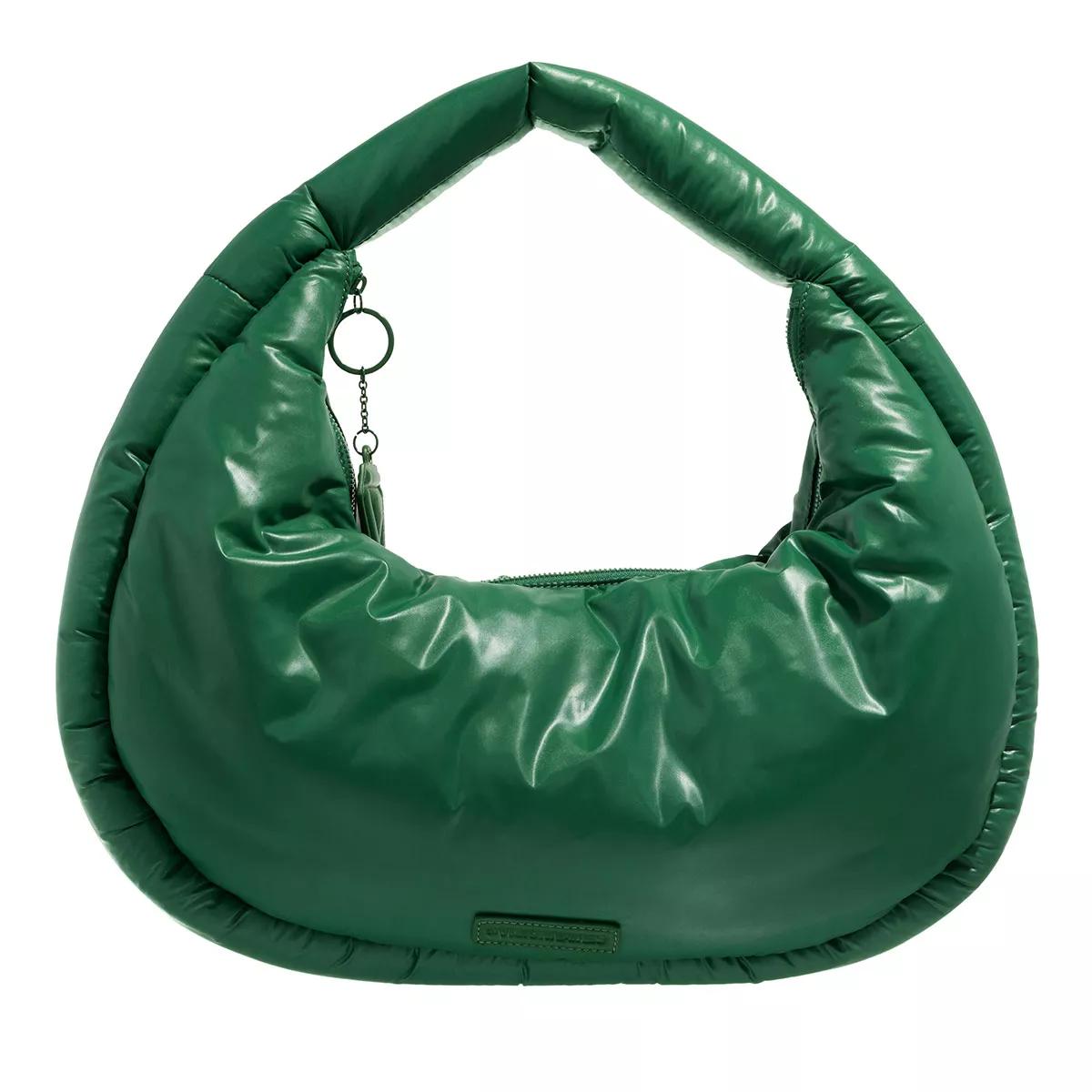 LESVISIONNAIRES Hobo Bag - Romy Puffy Nylon - Gr. unisize - in Grün - für Damen