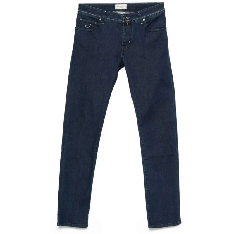 Jacob Cohen Jeans à jambe droite Trousers Blue blau