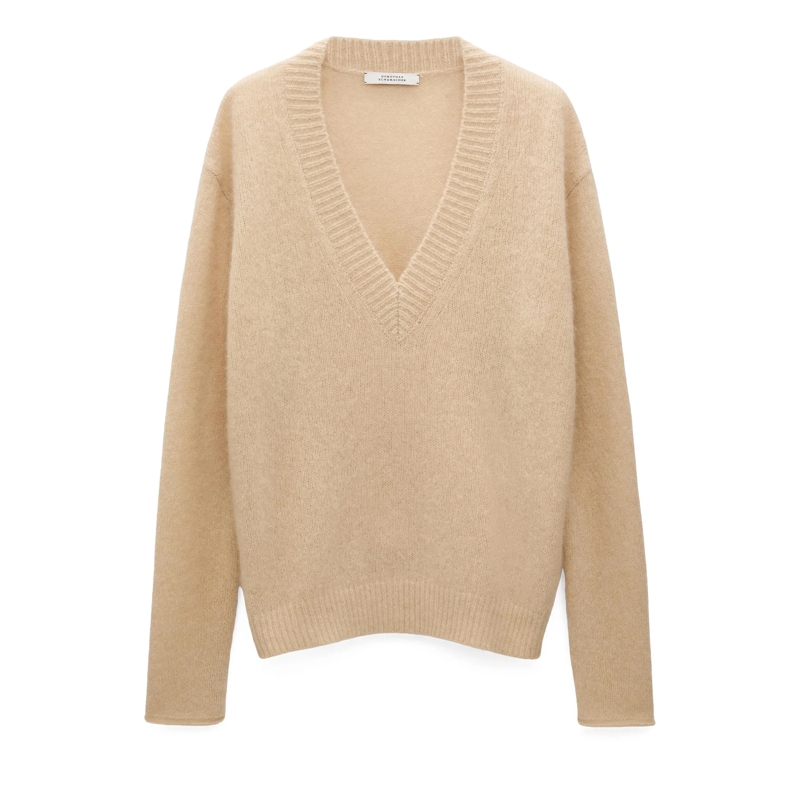 Dorothee Schumacher Pullover LUXURY LOVE pullover baby camel