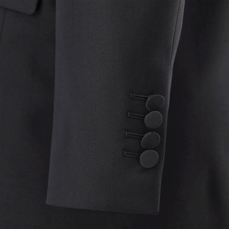 Lardini Blazer Klassischer Blazer aus Woll-Mix schwarz(Image 5)