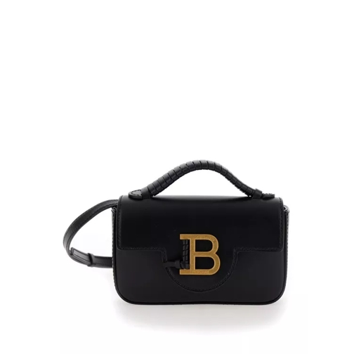 Balmain B-Buzz Mini Bag 17-Calfskin Black Crossbodytas