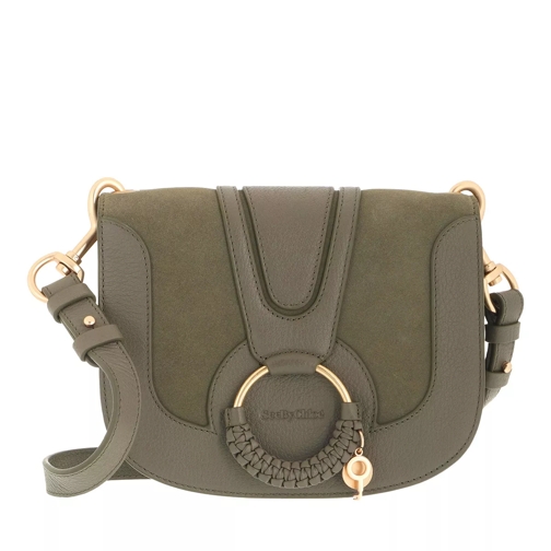 See By Chloé Hana Crossbody Suede Smooth Night Forrest Borsetta a tracolla