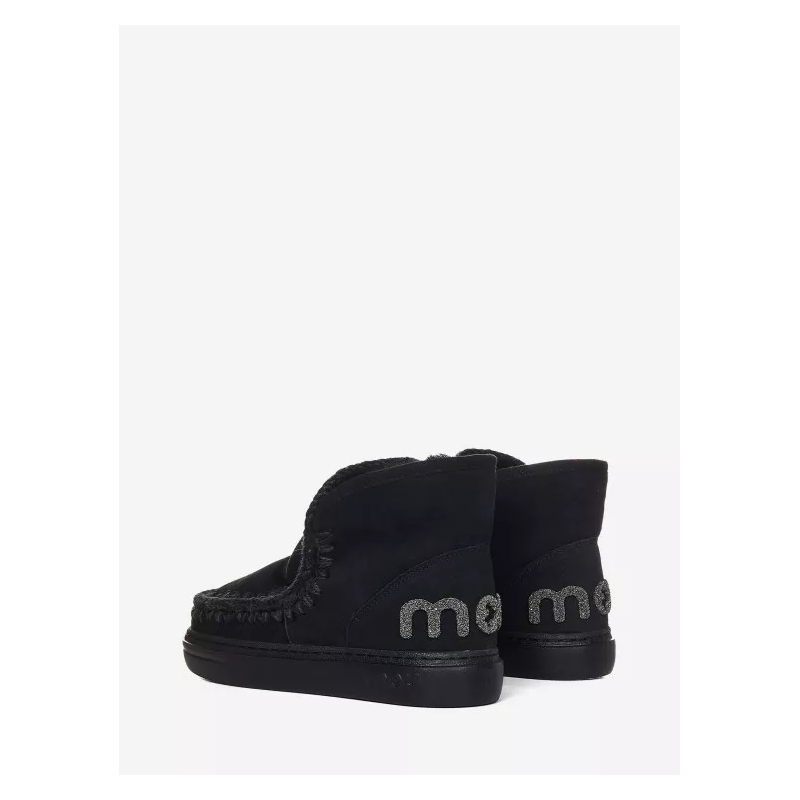Mou Winterboots Eskimo Sneakers With Glitter Black(Image 3)