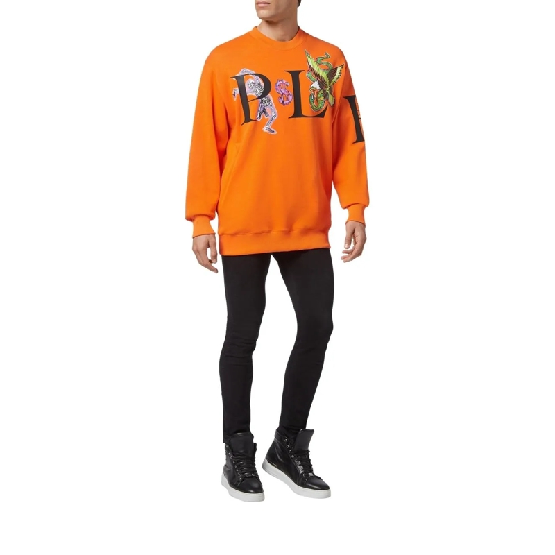 Philipp Plein Sweatshirt Sweatshirt Tattoo orange(Image 2)