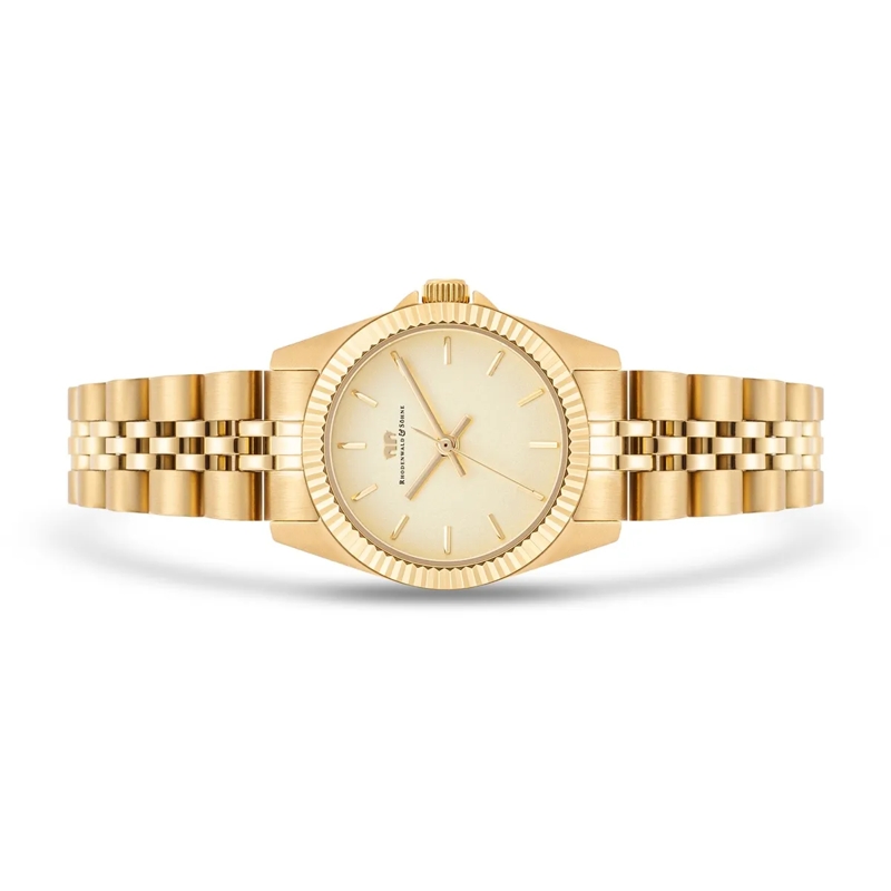 Rhodenwald & Söhne Automatikuhr Damen Armbanduhr Cassina Edelstahl gold(Image 3)