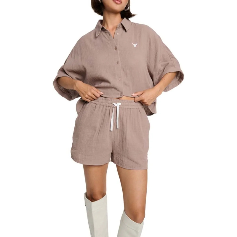 ALIX Shorts Crinkle Shorts taupe