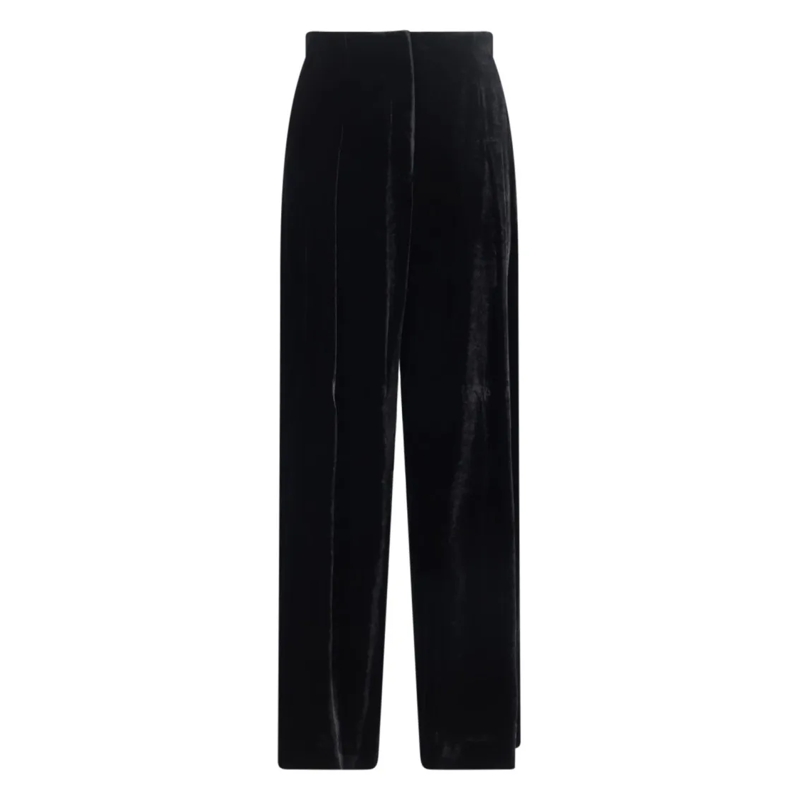 Golden Goose  Straight Leg Trousers – Black Black