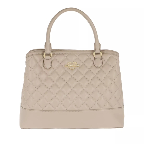Love Moschino Soft Quilted Tote Tortora Tote