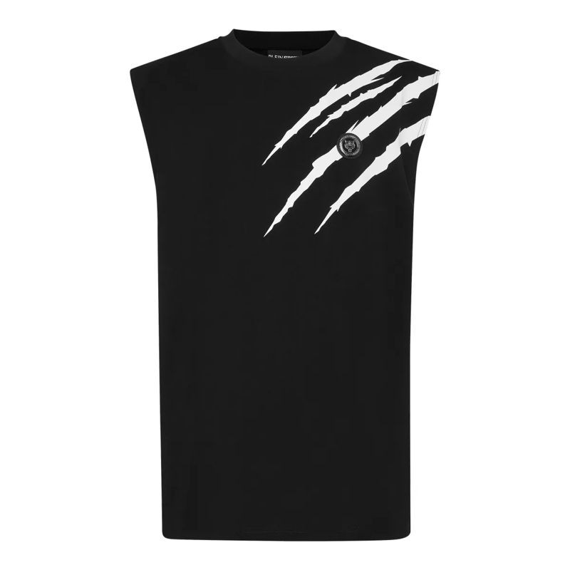 Plein Sport Top Tank-Top Scratch schwarz