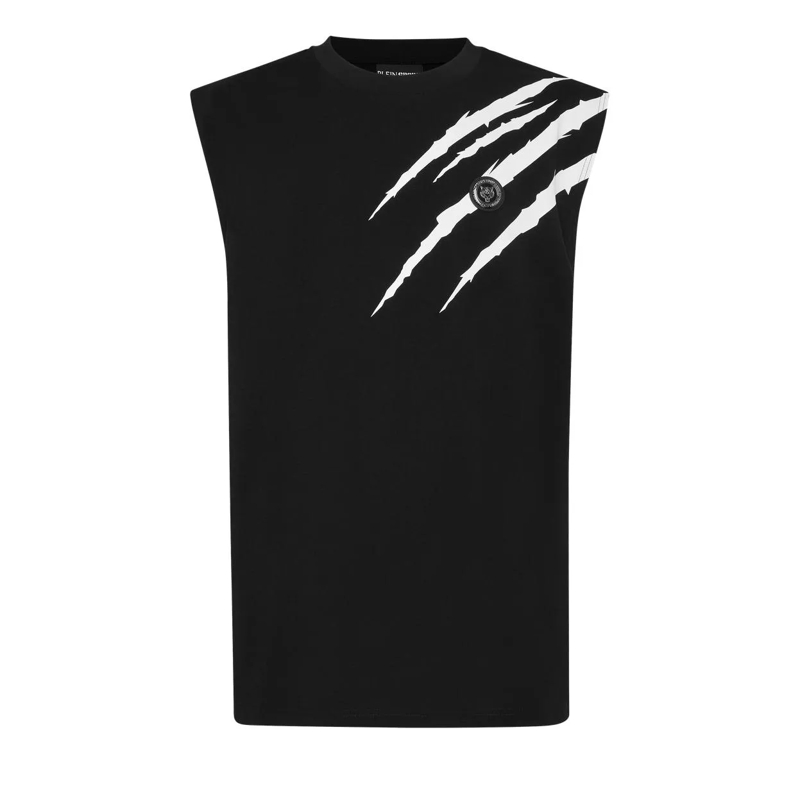 Plein Sport Top Tank-Top Scratch schwarz