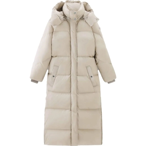 Woolrich Veste de transition Aurora Long Parka Milky Cream weiß