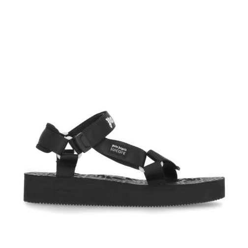 Palm Angels Black Slippers Black Slide