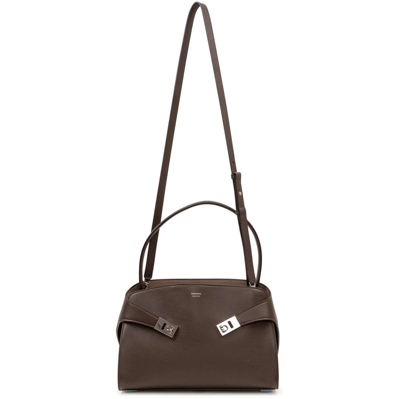Salvatore Ferragamo Sac à bandoulière Borsa Hug a Spalla braun(Image 2)
