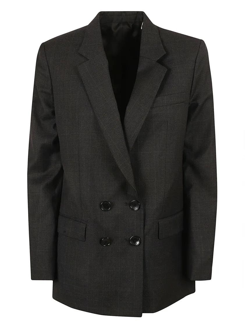 【送料&関税込】Isabel Marant Double-breasted Jacket ISABEL MARANT Klero double-breasted blazer - Neutrals za 3