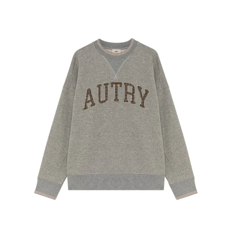 Autry International  Relaxed Fit Grey Sweatshirt Grey