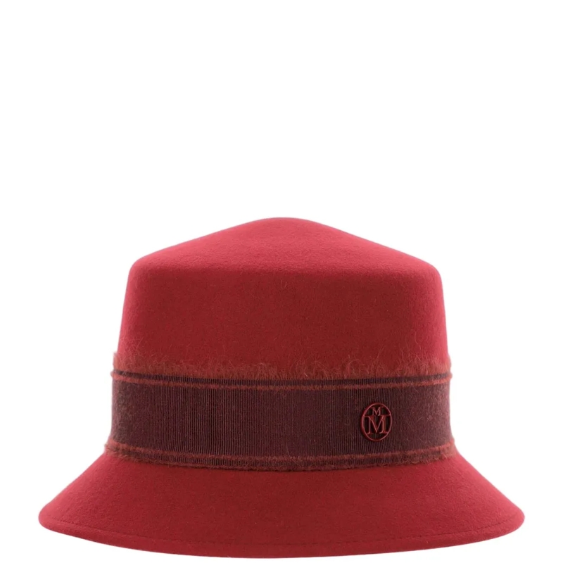 Maison Michel Hoed Arsene Hat Red