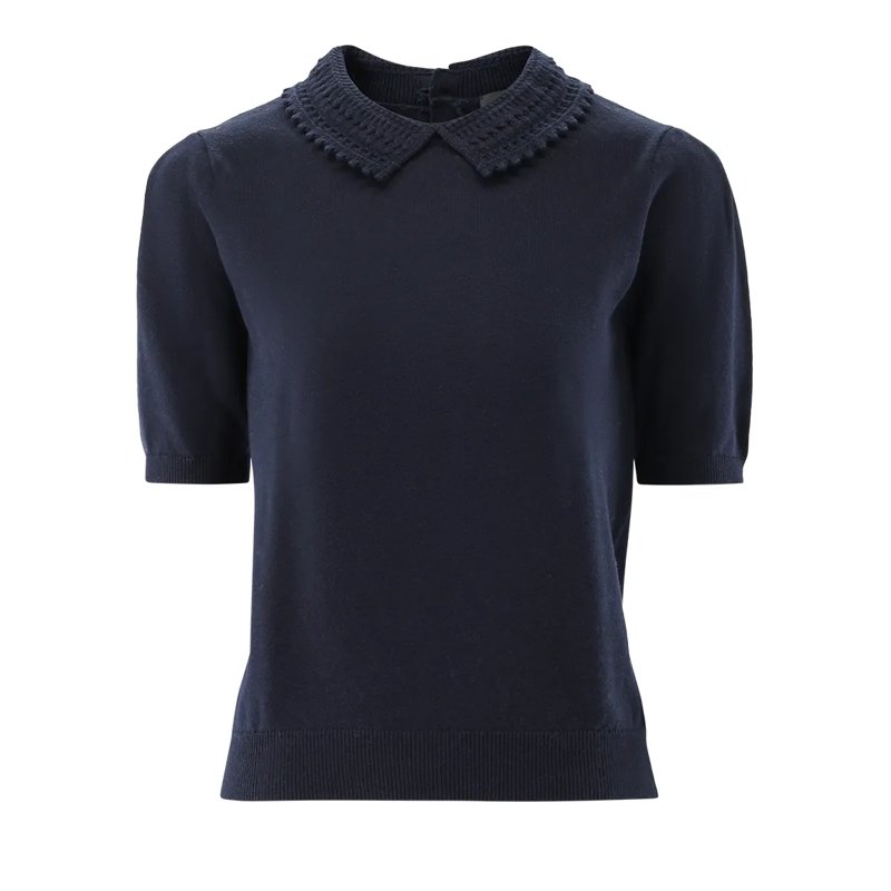VAN LAACK Bluse CATEGORY.SF.H0 Uni dunkel-blau