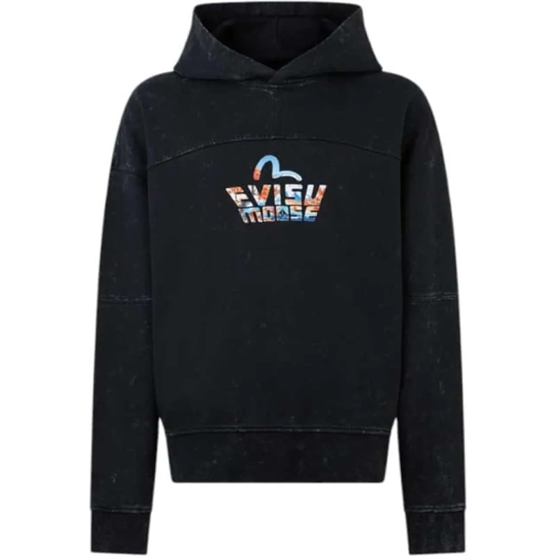 Moose Knuckles  Evisu X Moose Hoodie Black schwarz