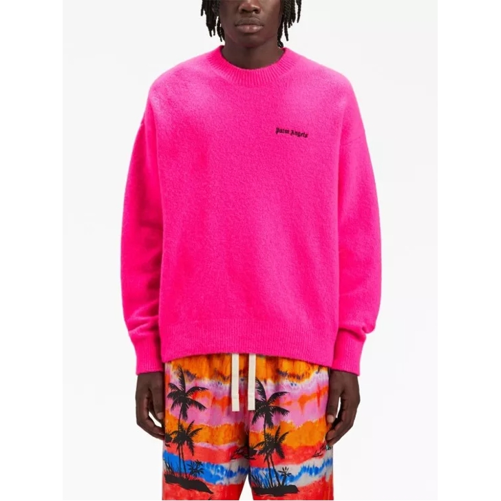 Pink crewneck clearance sweater