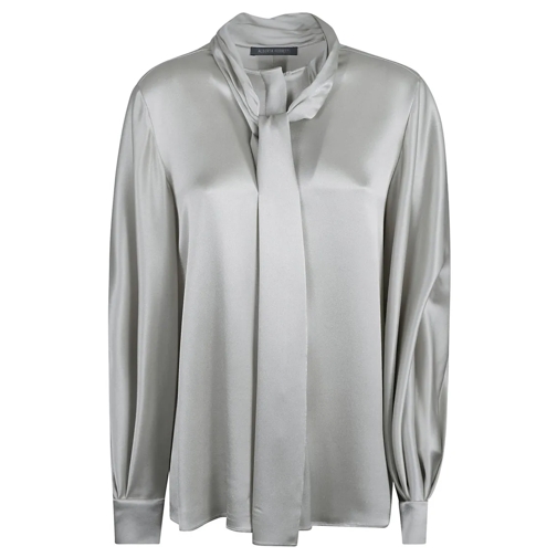 Alberta Ferretti Shirts Bow Shirt Grey