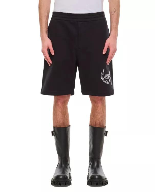 Alexander McQueen - Cotton Short - Größe L - black