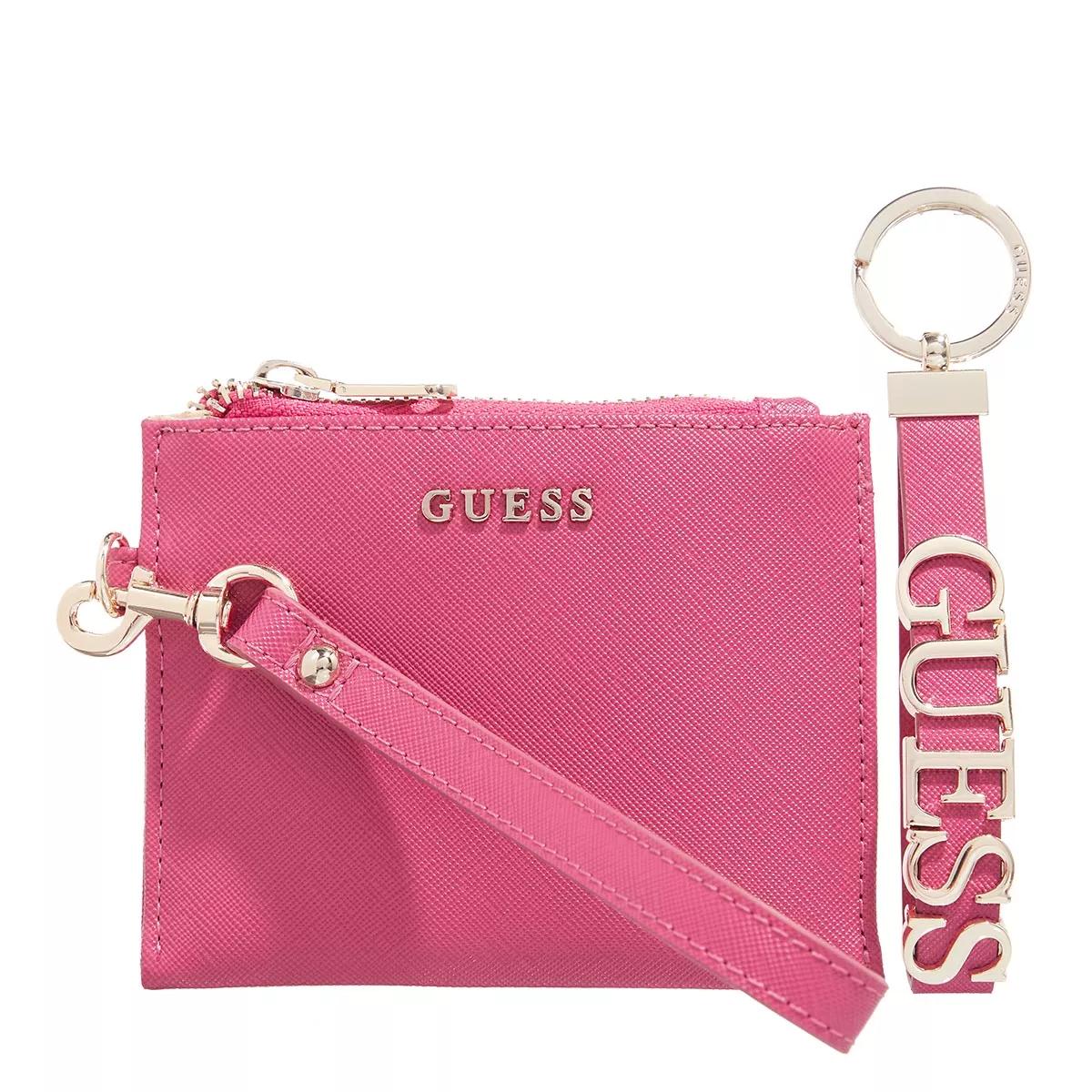 Guess Gift Pouch + Keyring Fuchsia