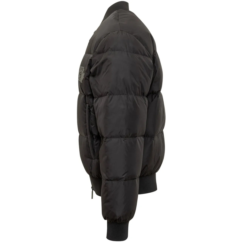 Dsquared2 Daunenjacke Classic Black Puffer Bomber Jacket With Ribbed Cuf Black(Image 5)