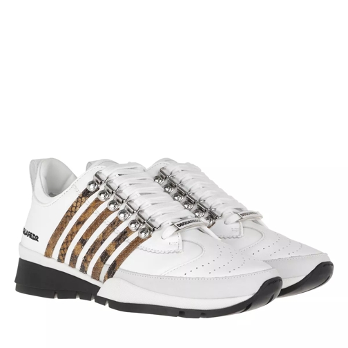 Dsquared2 Sneakers Leather White/Natural lage-top sneaker